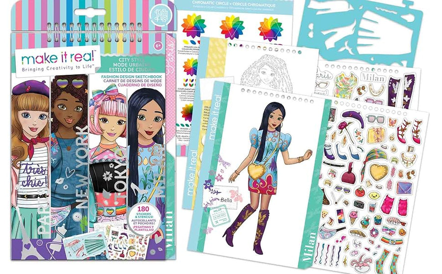 Make it Real City Style Fashion Sketchbook