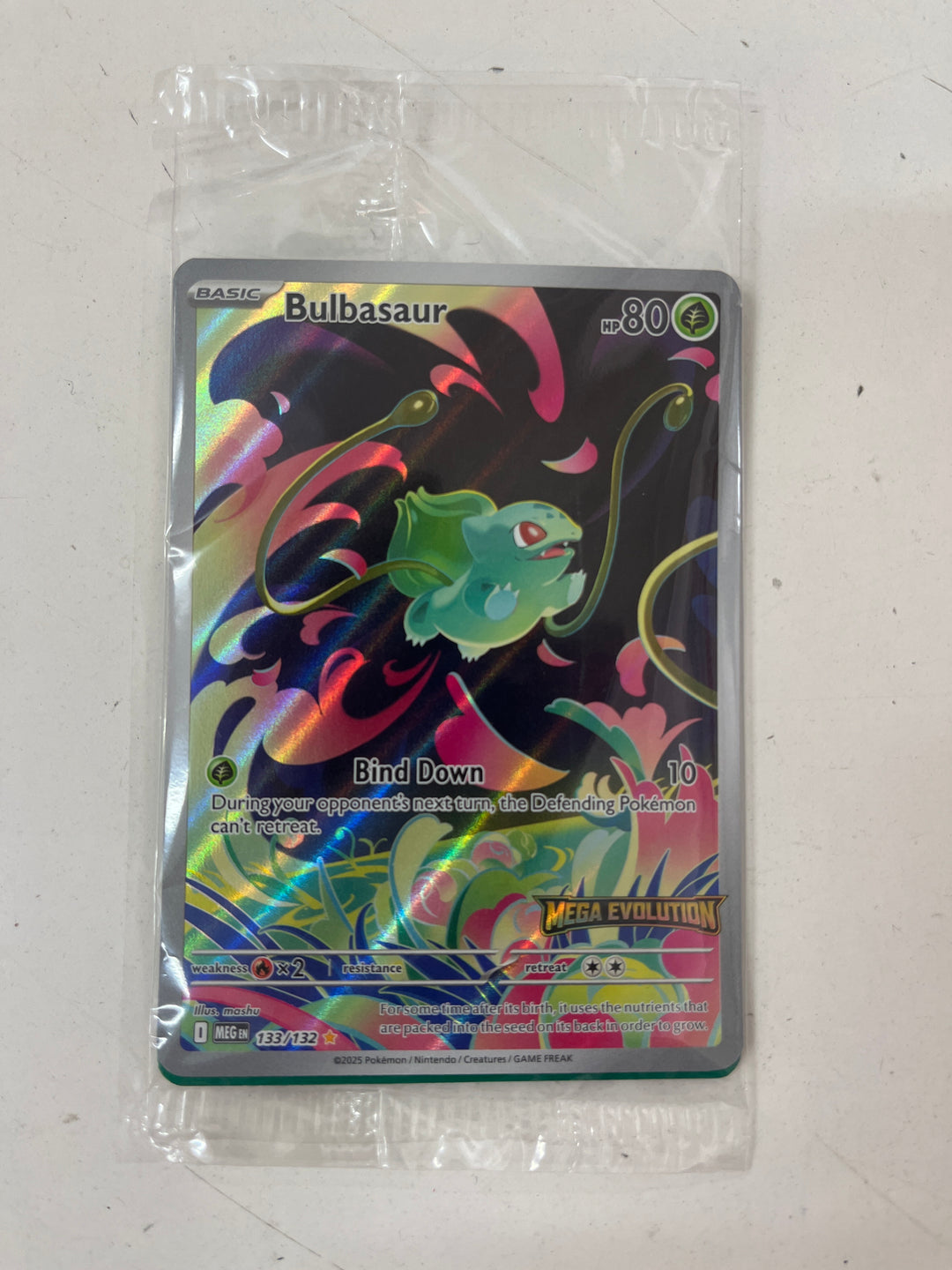 Pokemon Bulbasaur card