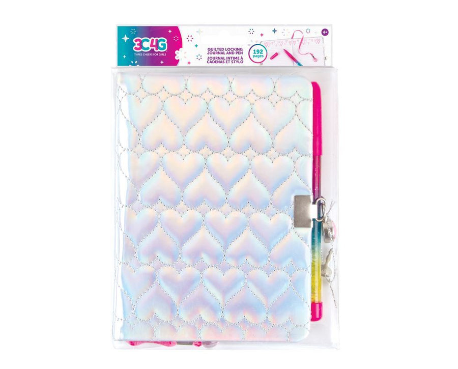 3C4G - Quilted Locking Journal & Pen