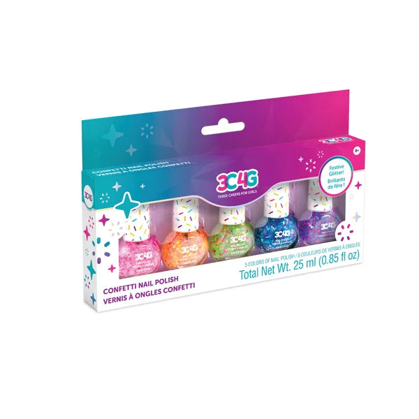 3C4G Confetti Nail Polish