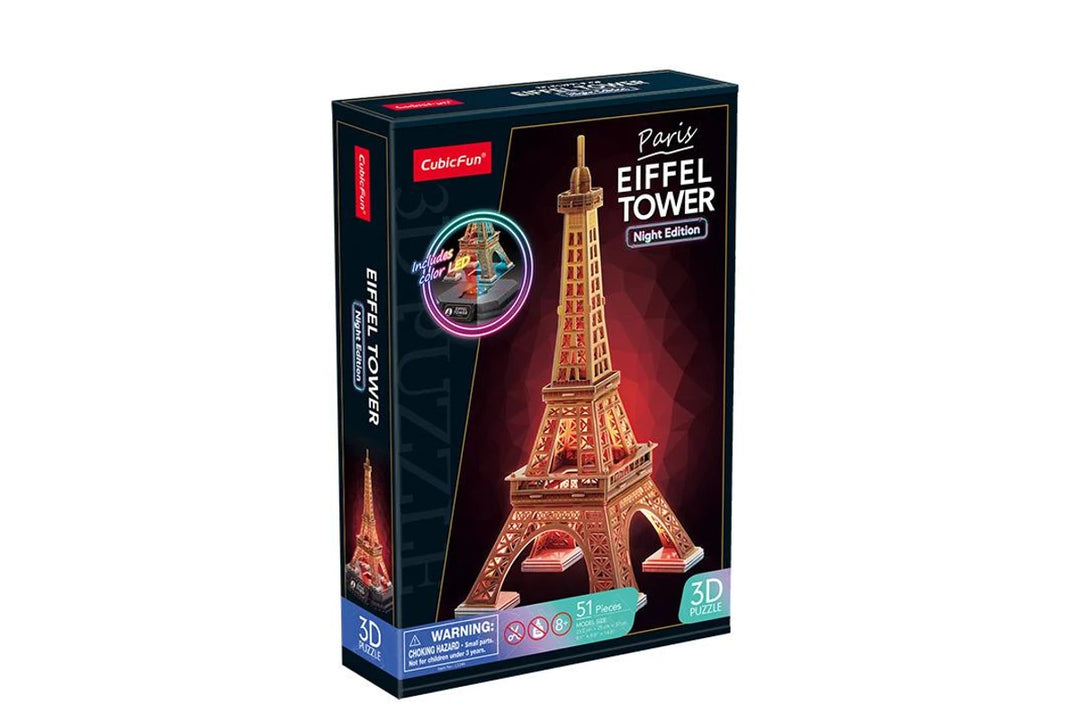 3D Puzzle Eiffel Tower night edition led