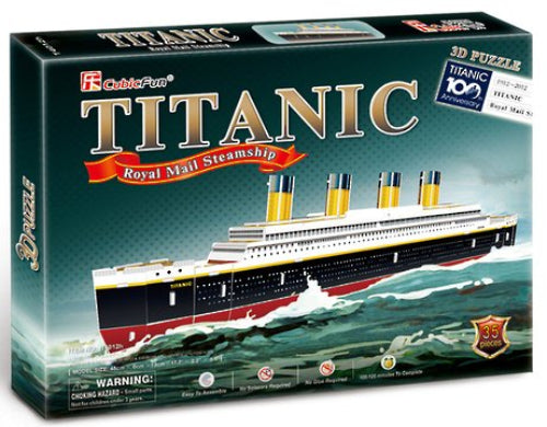 3D Puzzle Titanic Royal Mail Ship - Cubic Fun