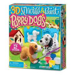 3D Mould and Paint Puppy Dogs