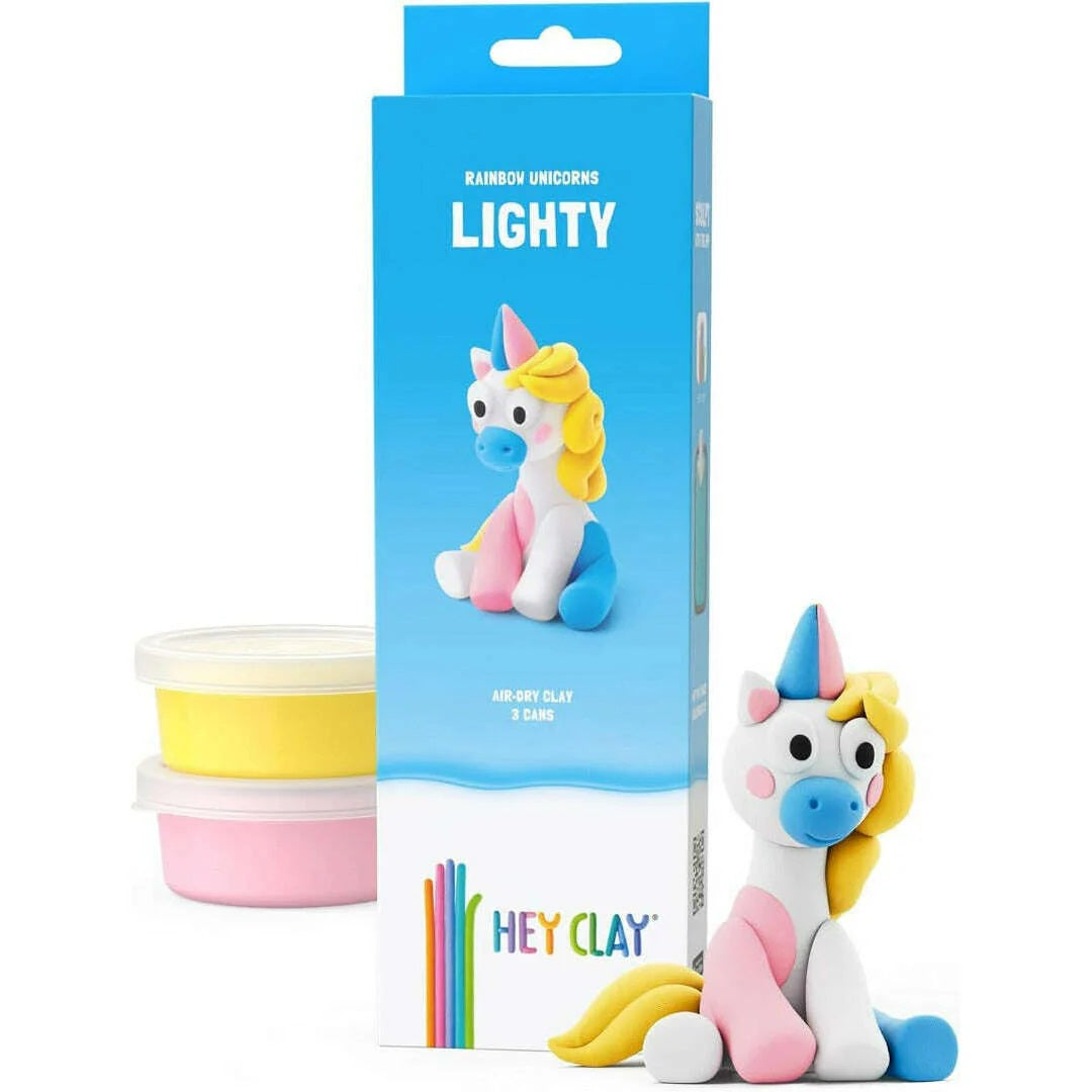 Hey Clay Rainbow Unicorns Lighty