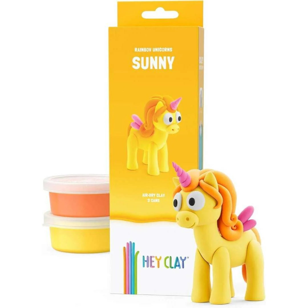 Hey Clay Rainbow Unicorns Sunny