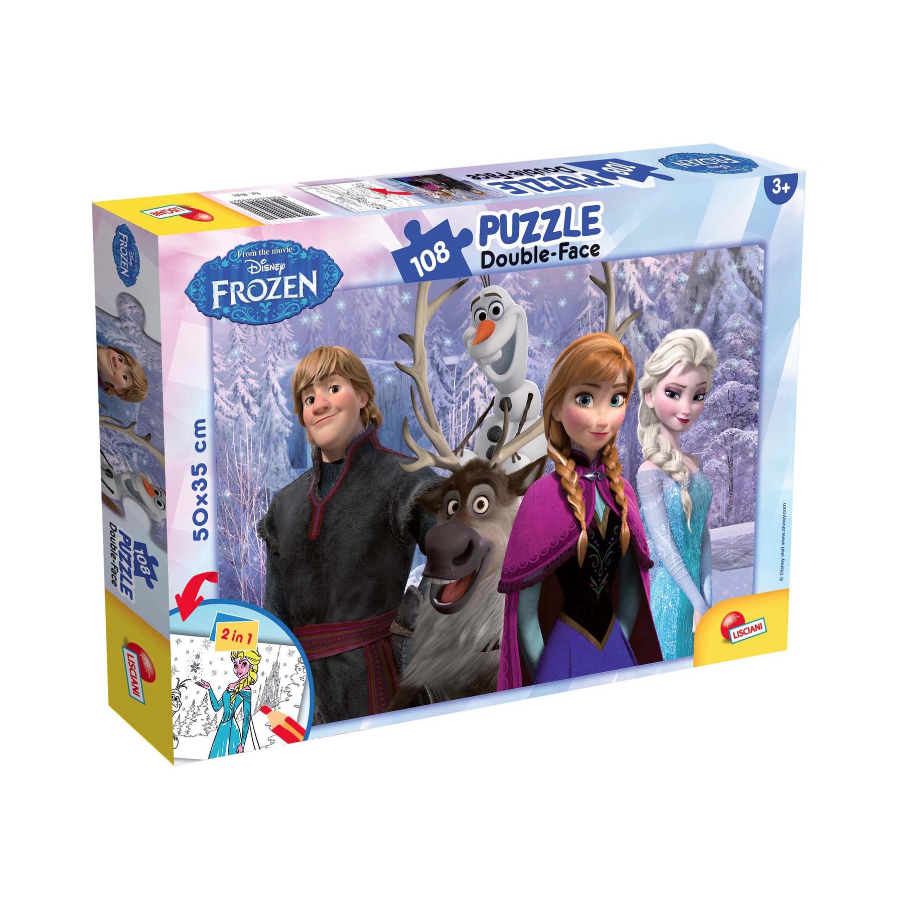 Frozen 108 Puzzle Double Faced