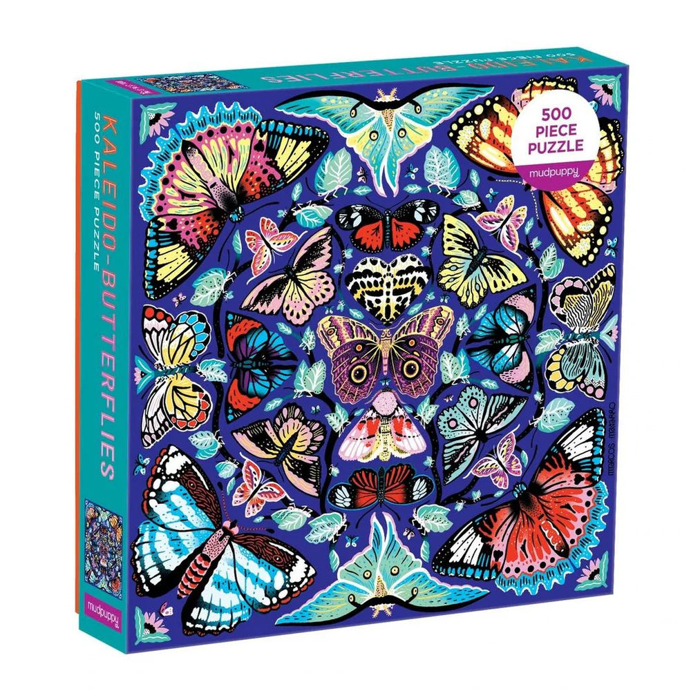 500 Piece Kaleido-Butterfly Puzzle