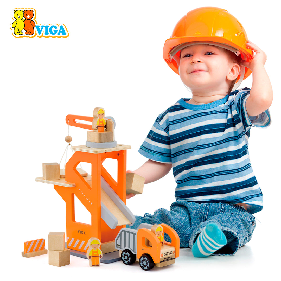 Crane lift with dumper truck Viga
