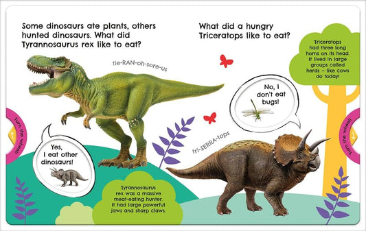 First Facts Dinosaurs Book
