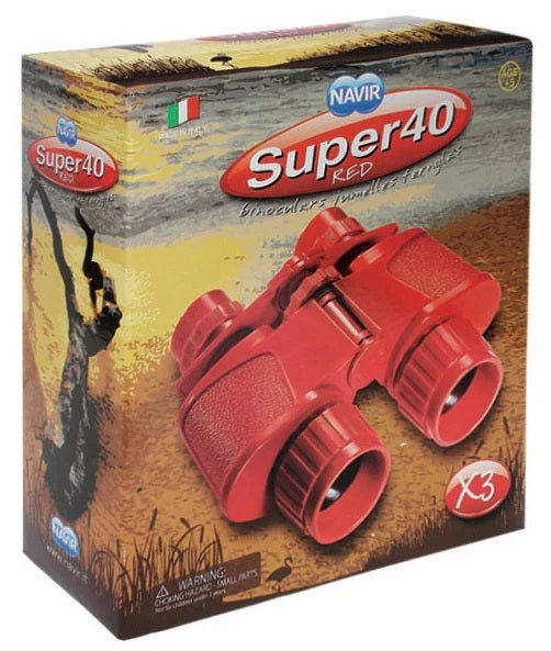 Childrens Binoculars Super 40 Red