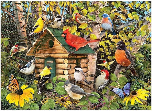 1000 Piece Puzzle Bird Cabin