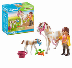 Horse with Foal Playmobil Country 71243