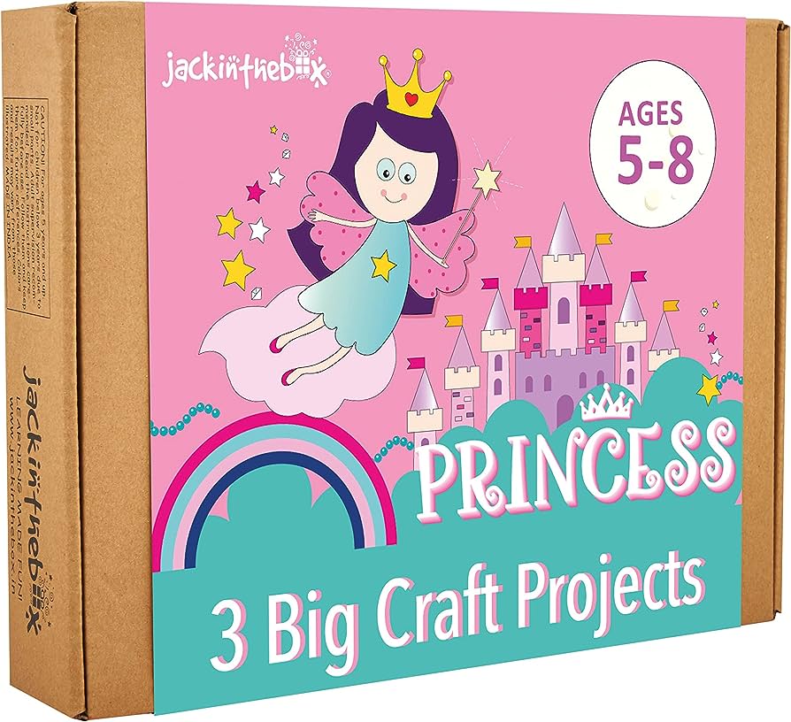 Princess 3 in 1 DIY Craft Box – Kidzstuffonline