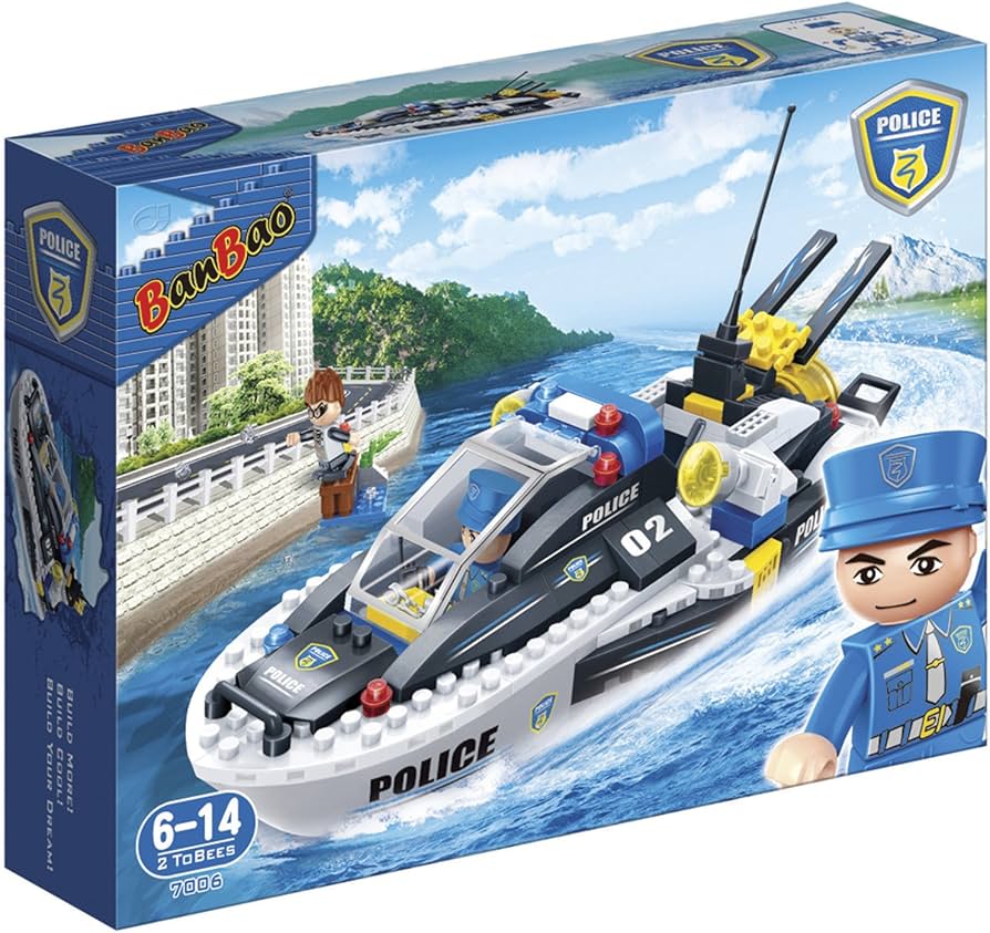 Police Boat Banbao blocks 7006