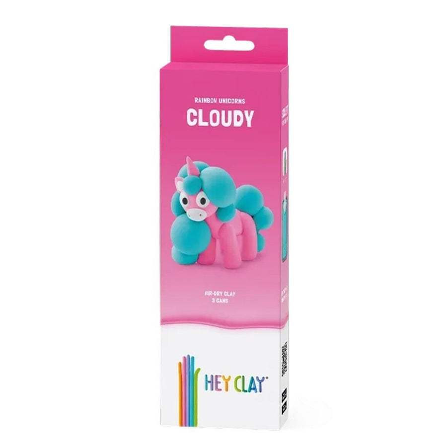 Hey Clay Rainbow Unicorns Cloudy