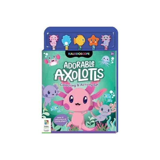 Adorable Axolotls Colouring and Activity Set