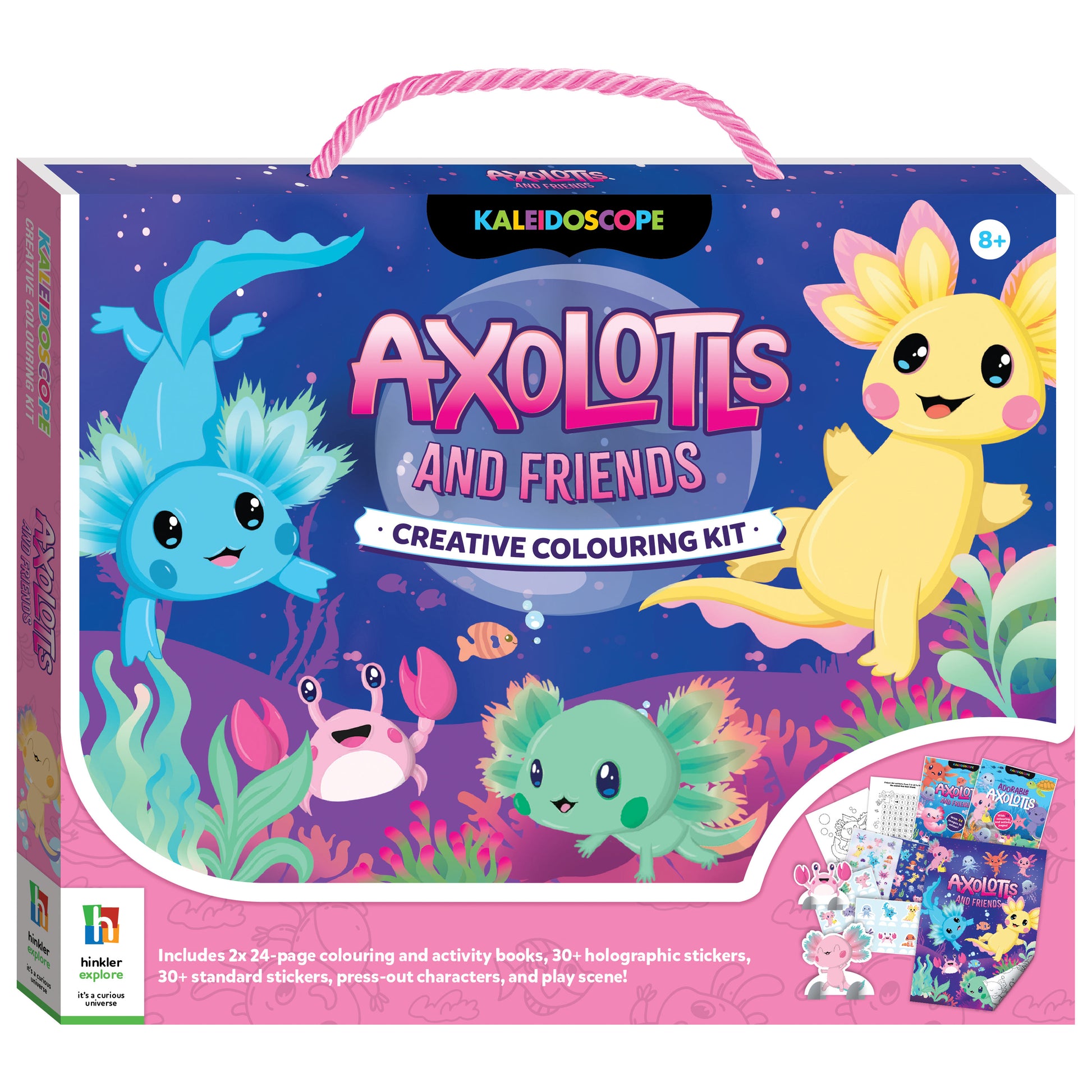 Axolotls and Friends Creative Colouring Kit