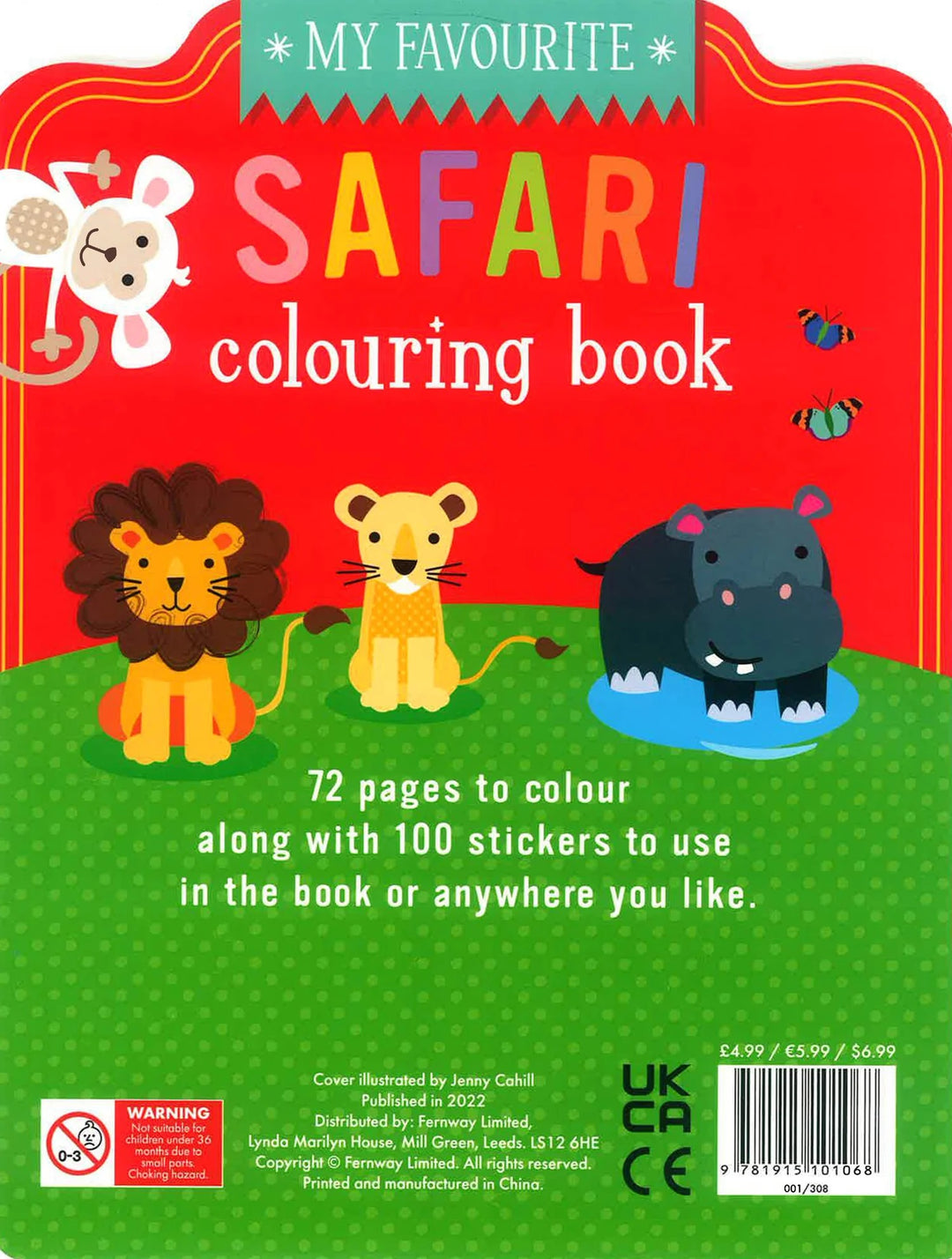 My Favourite Safari Colouring Book