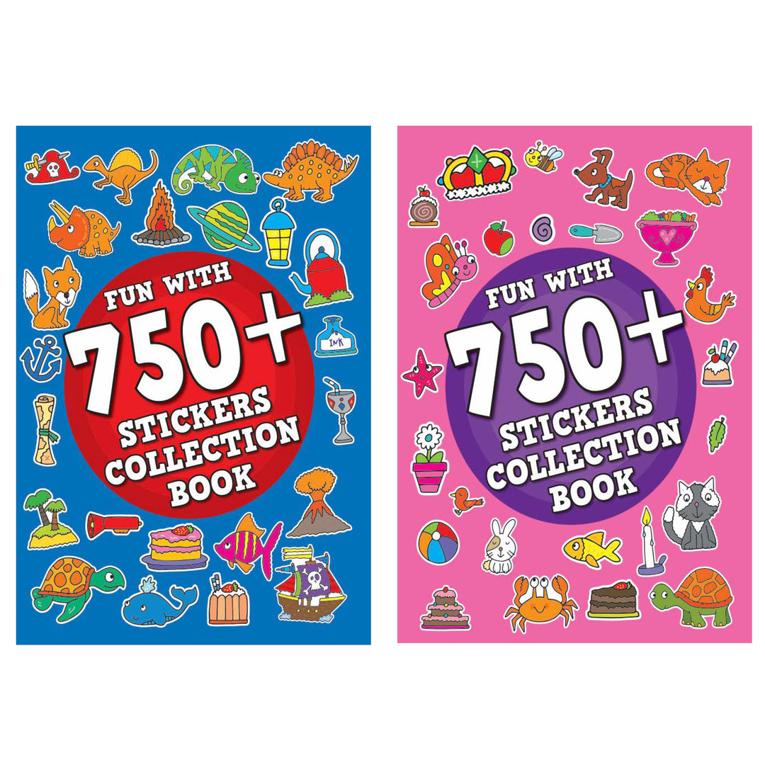 Fun with 750+ stickers collection book