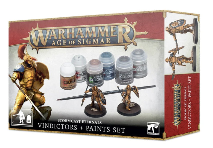 Age of Sigmar Stormcast Eternals  Vindicators  Paint Set