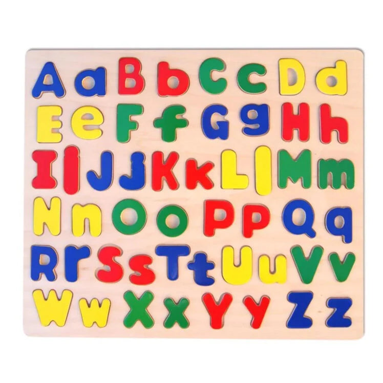 Alphabet Raised puzzle- Upper & Lower Case - Fun Factory