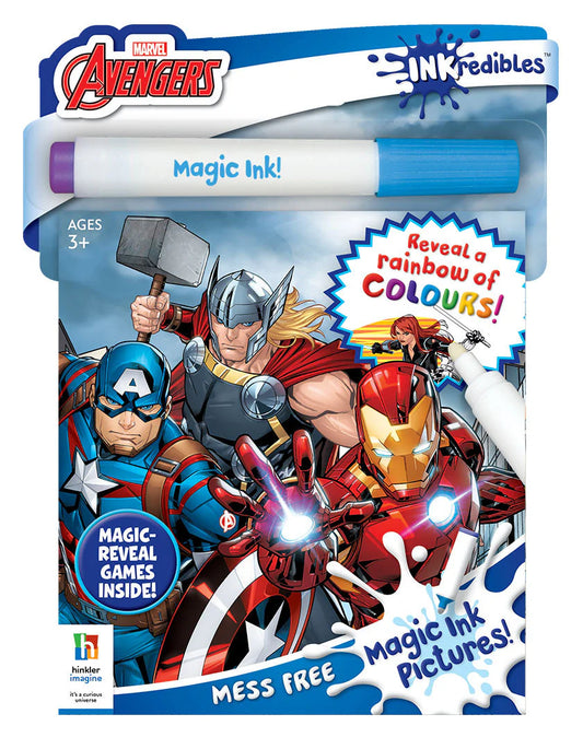 Avengers Inkredibles Magic Ink Pictures