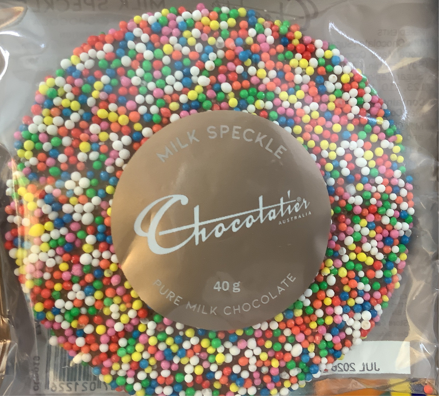 Milk chocolate speckle