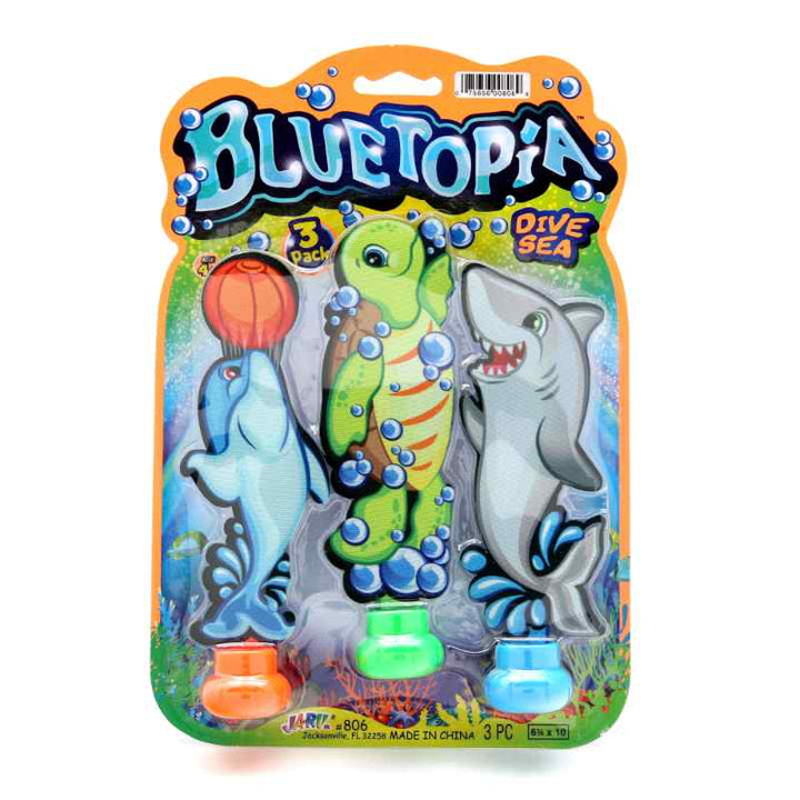 BLUETOPIA SEA ANIMALS DIVE STICKS 3 PACK