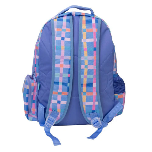 Backpack – Pastel Plaid School Bag Spencil Big Kids