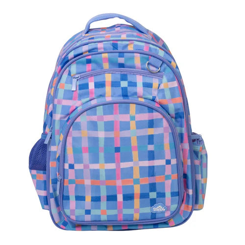 Backpack – Pastel Plaid School Bag Spencil Big Kids