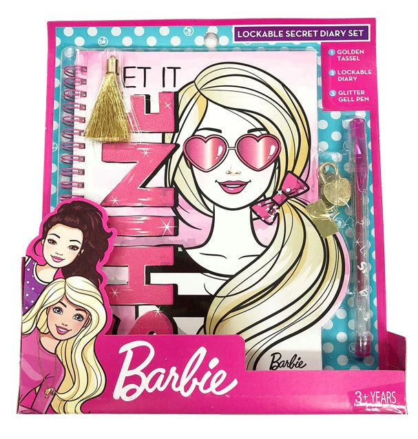 Barbie Lockable Secret Diary Set