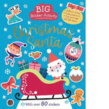 Big Sticker Activity Book Christmas Santa