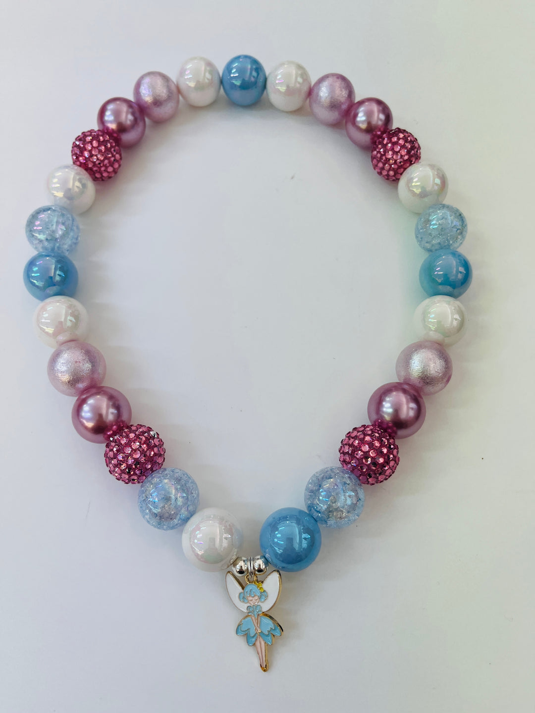 Blue fairy necklace bubblegum bella