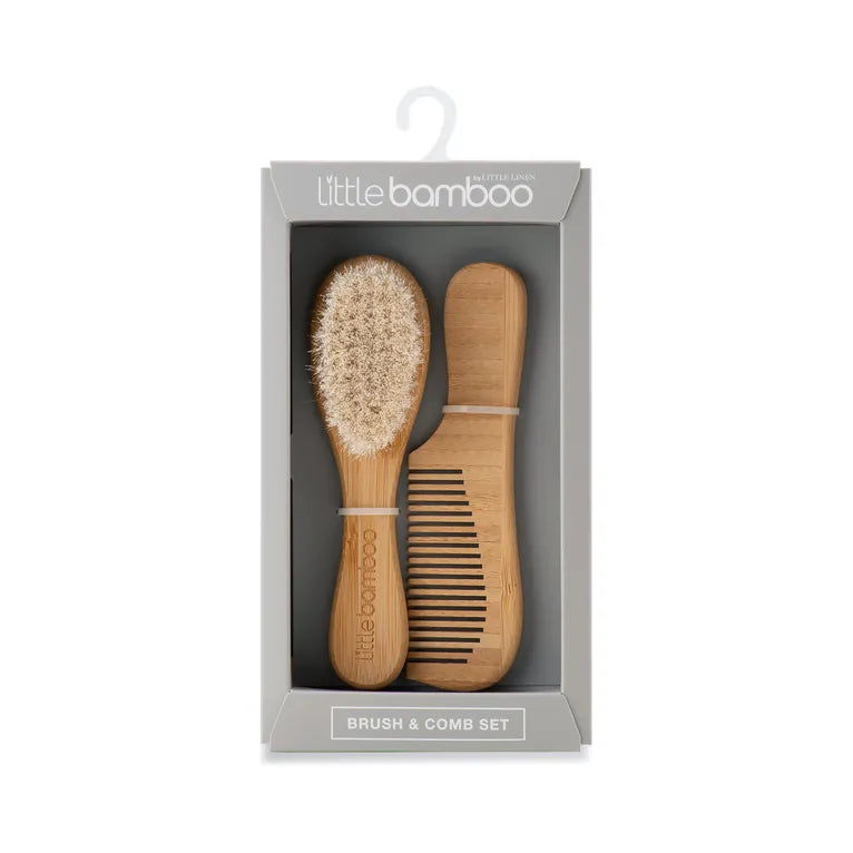 Brush & Comb Set Wooden
