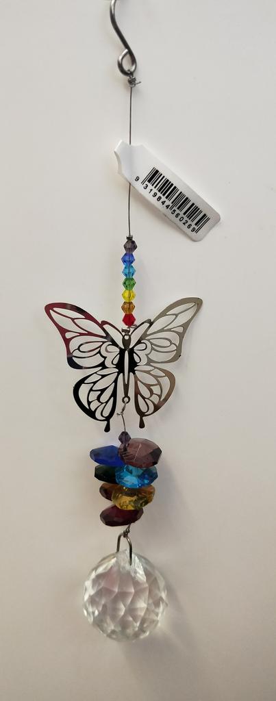 Butterfly Crystal Sun catcher