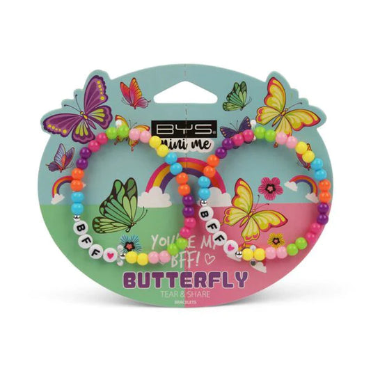 Bys Mini Me Tear & Share Bracelets - Butterfly