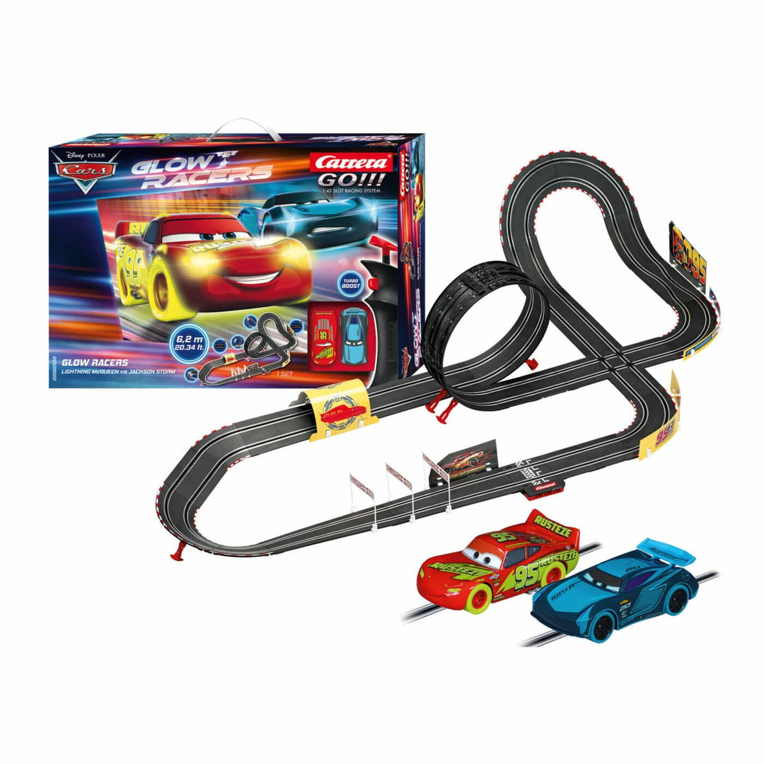 Carrera go!!! disney pixar cars glow racers slot cars