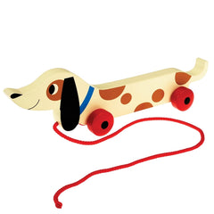 Charlie The Sausage Dog Wooden Pull Toy