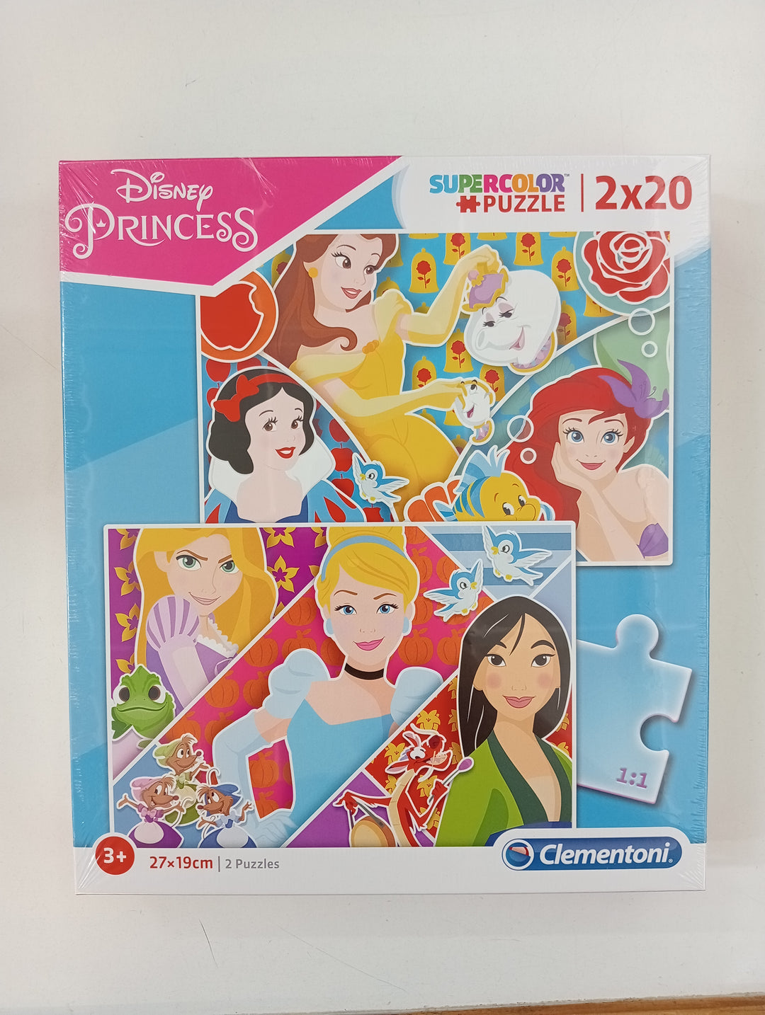 Clementoni Disney Princess Supercolour 2x20