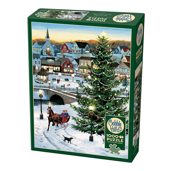 Cobble Hill Village Tree 1000 Piece Puzzle