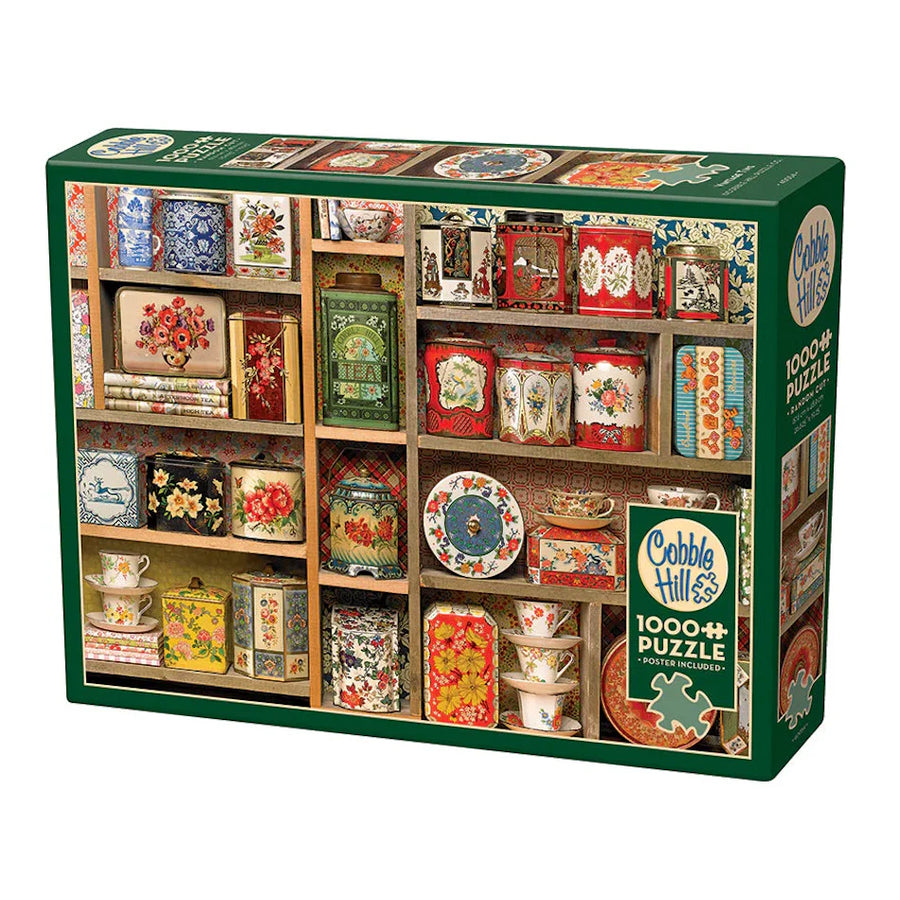1000 Piece Puzzle Vintage tins - Cobble Hill