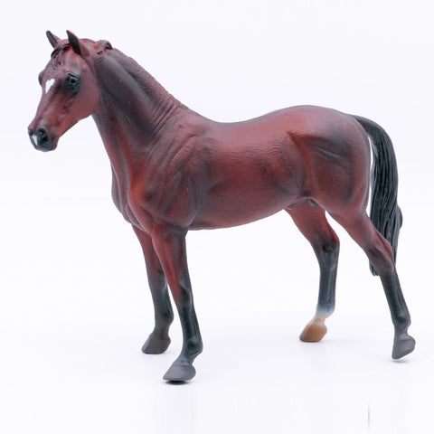 Figurine Poulain Hanovrien CollectA 88734 - Jouet Cheval Bay Neuf Pour Collection