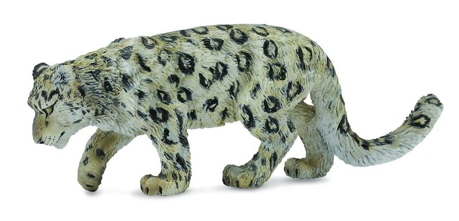 collecta snow leopard figurine