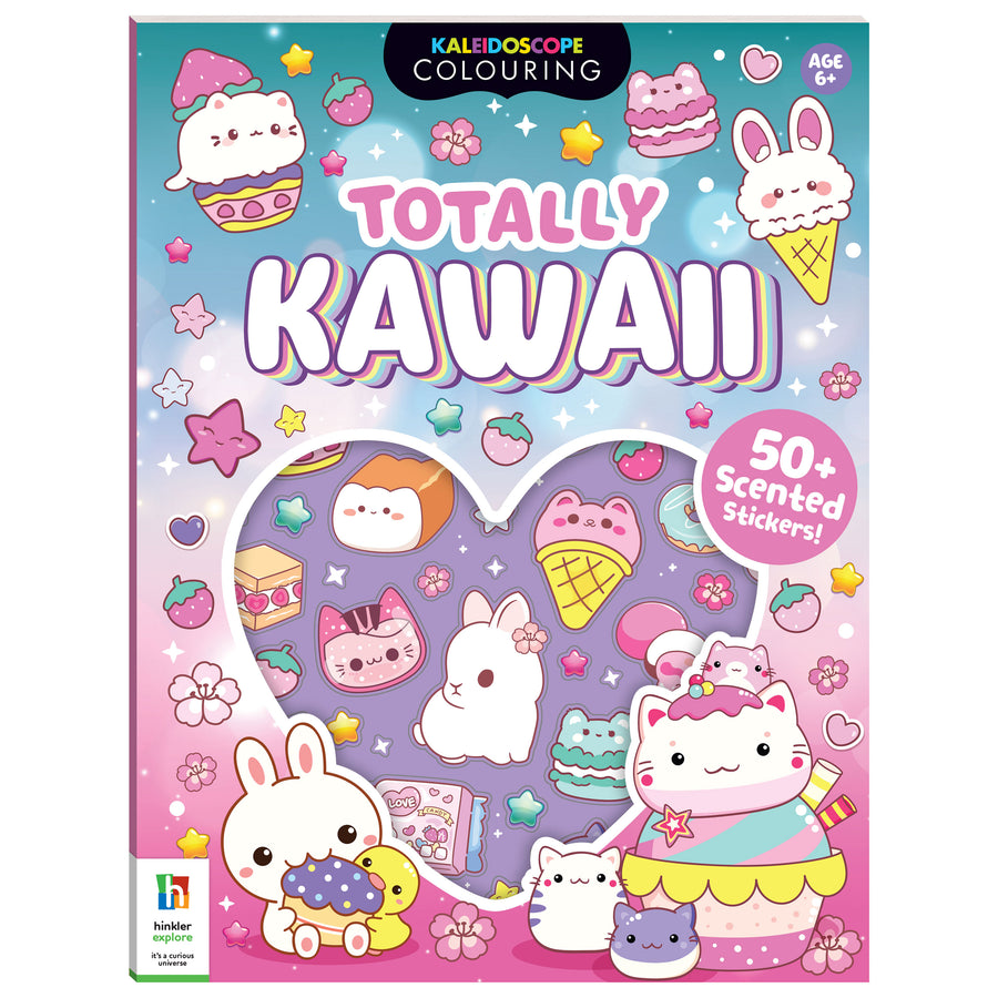 Colouring Totally Kawaii Scented Stickers
