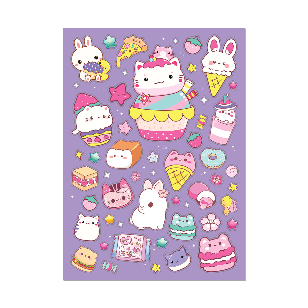 Colouring Totally Kawaii Scented Stickers