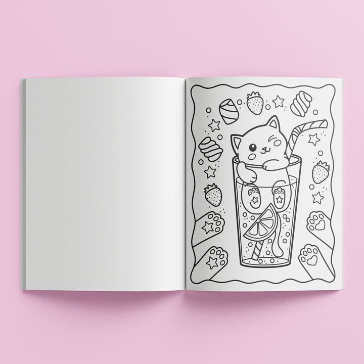 Colouring Totally Kawaii Scented Stickers