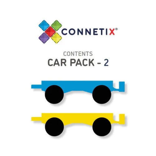 Connetix Tiles Rainbow car pack 2 piece