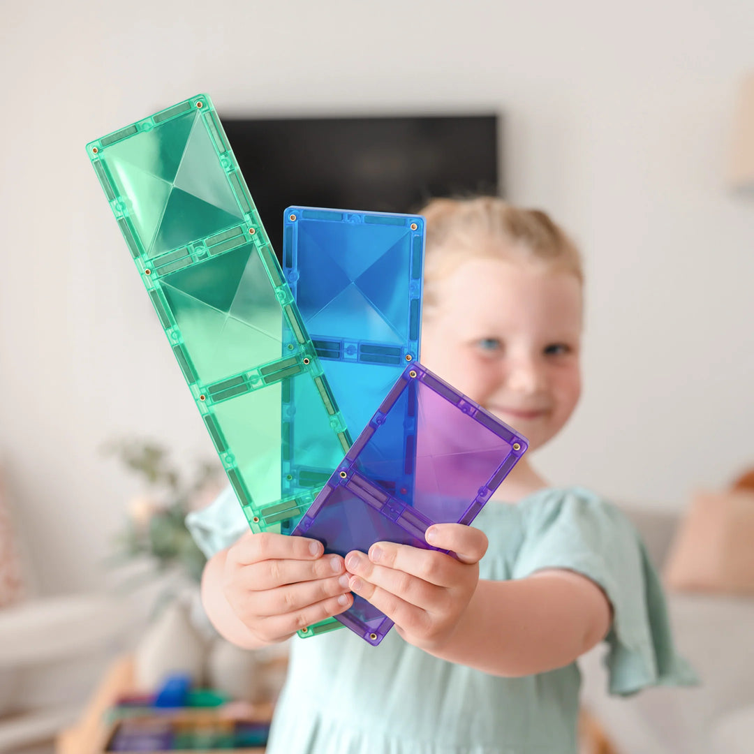 Connetix magnetic tiles Rainbow Rectangle 18 piece