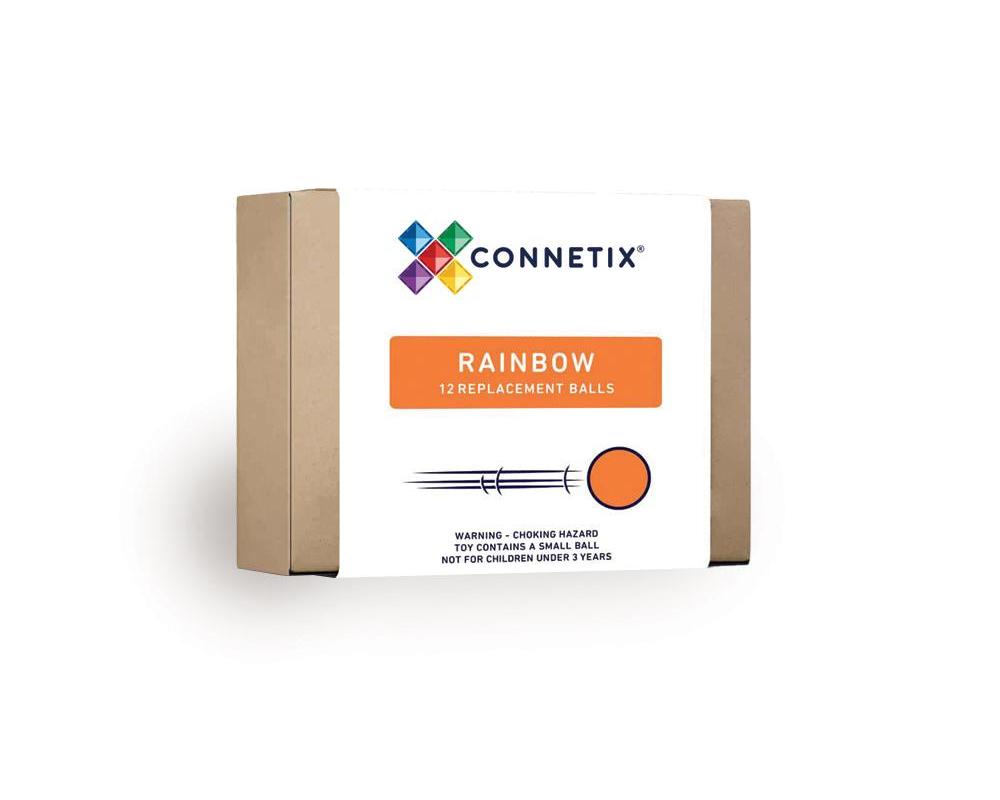 Connetix 12 Rainbow Replacment Balls