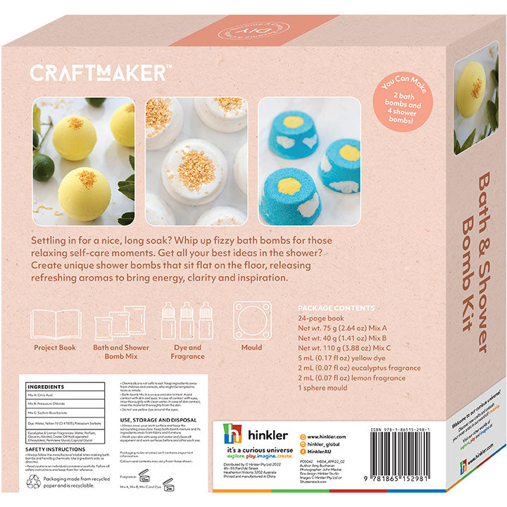 Craft Maker Bath & Shower Bombs